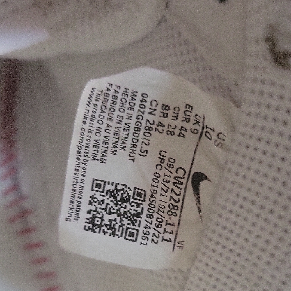 Nike Air Force Flyease  White Men's Sneakers Size US 10 - Picture 8 of 16
